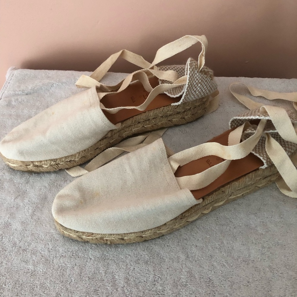 Unisa Easton Ecru Stonew espadrille sandals
